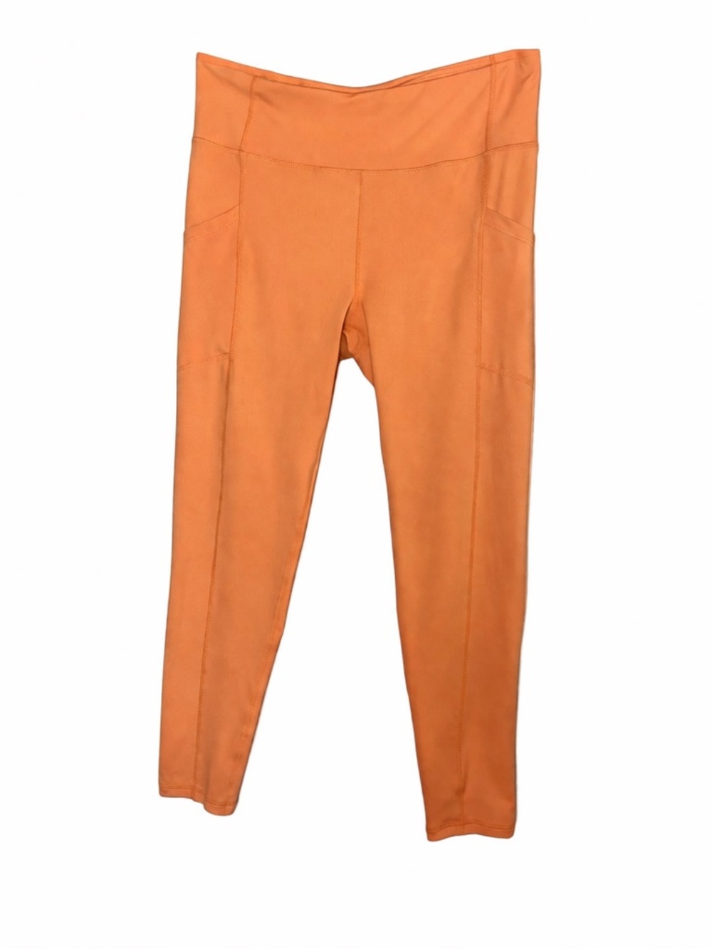 Pro Player Tangerine 7/8 Pocket Leggings Medium NWT Moisture Wicking